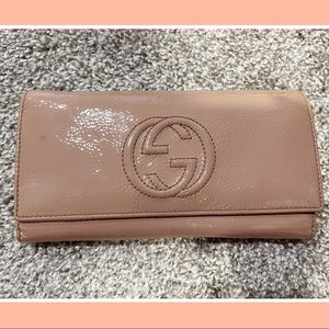 Authentic GUCCI Guccissima Leather Wallet Pink